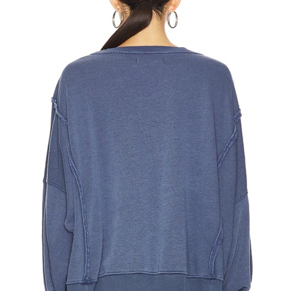 WE THE FREE  FREE PEOPLE NAVY COMBO 13 CAMDEN L/S NWT SIZE M - Picture 2 of 5